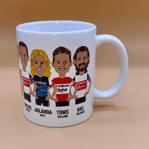 Trek Segafredo Zanetti Cycling White‎ Ceramic Coffee Mug, EUC
